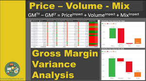 The next sample online price volume mix analysis excel spreadsheet will display that. Price Volume Mix Pvm For Gross Margin Variance Analysis Business Intelligist
