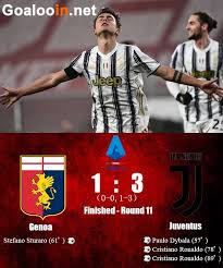 In The 11th Round Of Italian Serie A Genoa Vs Juventus Livescore Soccer Cristiano Ronaldo Genoa