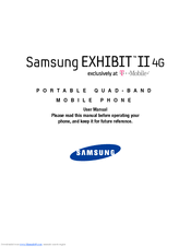 Turn on phone with not accepted sim card. Samsung Sgh T679 Galaxy Exhibit 4g Manuals Manualslib