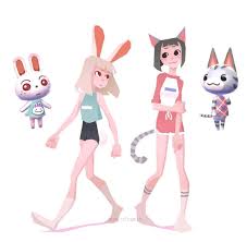 Ruby And Lolly From Animal Crossing This Was So Fun To Do I Encourage Everyon Animal Crossing Characters Animal Crossing Fan Art Animal Crossing Pocket Camp