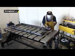 Fixturing A Storage Crate Frame On The Buildpro Table Part 1 Youtube Crate Storage Welding Table Crates