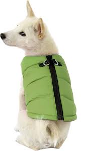 Gooby Padded Dog Vest Green X Small