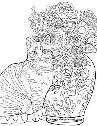Cats And Flowers Coloring Book Now Available On Amazon Cat Coloring Book Coloring Books Animal Coloring Pages