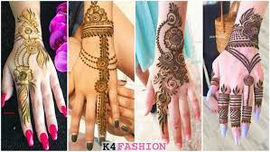 Latest Simple Arabic Mehndi Designs For Back Hand 2021 K4 Fashion In essence, the design that starts off from the base of the palm, runs to reach only one of the fingers. latest simple arabic mehndi designs for