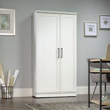 Sauder Homeplus Transitional Storage Cabinet Soft White Finish Walmart Com Pantry Storage Cabinet Pantry Storage Deep Storage Cabinet