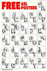 Black And White Free Printable Sign Language Alphabet Free Asl Printable Posters For Classrooms Teacherspayteachers Asl Americansignlanguage T Sign Language Words Sign Language Alphabet Sign Language For Kids
