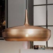 Elegante Suspension Pura Avec Feuille Doree Luminaire Fr Lampe Cuivre Luminaire Lamp