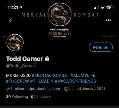 Todd is the story of a man who has always felt like the odd man out. from a young age, todd is shunned and ridiculed by his peers. Todd Garner S Current Twitter Bio Says Mkrbt0226 Which Could Mean Mortal Kombat Red Band Trailer On February 26 Mortalkombatleaks
