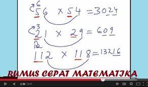 Tugas matematika makin banyak nih. Rumus Cepat Belajar Matematika Untuk Sd Smp Sma Smk Info Pendidikan Terbaru
