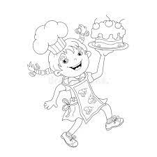 * in order to protect the validity of the rights to use the picture, the prf authorization certificate cannot be revoked after it. Coloring Page Outline Of Cartoon Girl Chef With Cake Stock Vector Illustration Of Comic Cooking 71825157