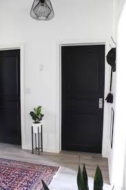 What Colour Do I Paint My Internal Doors Making Your Home Beautiful Door Design Interior Black Interior Doors Interior Door Colors