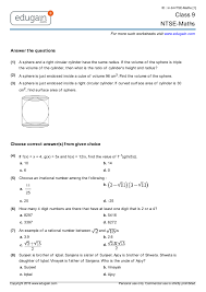 June question papers language paper 1 q2 (november 18) ecz mathematics past paper 1 2019 (gce). Class 9 National Talent Search Exam Maths Preparation Online Practice Questions Tests Worksheets Quizzes Assignments Edugain India