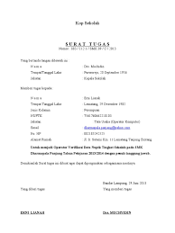 Setelah download, anda wajib memiliki aplikasi microsoft office excel untuk membukanya. Surat Tugas Operator Sekolah Pdf