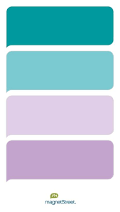 Teal Turquoise Lavender And Lilac Wedding Color Palette Custom Color Palette Created At Magnetstreet Com Baby Girl Room Girl Room Little Girl Rooms
