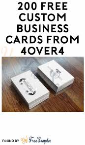 All you need to do is add the code in the basket to get bits of discounts. 200 Free Custom Business Cards From 4over4 Social Share Required Yo Free Samples