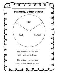 © contributed by leanne guenther. Primary Color Wheel Worksheets In English And Spanish Primary Color Wheel Color Wheel Worksheet Color Lessons
