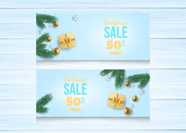 Download Christmas Sale Banner Graphic By Ngabeivector Creative Fabrica Yellowimages Mockups