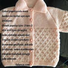 kelebek kardesligi bebek ceketi 1 bebek ceket baby knitting patterns orgu