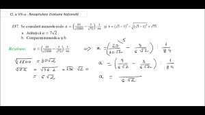 Arătați că fracția următoare este ireductibilă pentru orice n număr natural: Cl A Viii A Recapitulare En Pb 137 A ArÄtaÈi CÄ A 7 2 Model Minister Test 7 Apr 2020 Youtube