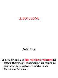 Human botulism is mainly caused by four of the seven recognized types of clostridium botulinum bacteria: Botulisme