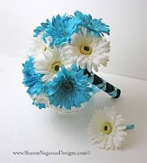 Turquoise Malibu Blue Aqua Teal White By Sharonnagassardesign Purple Wedding Flowers Yellow Wedding Flowers Blue Wedding Flowers