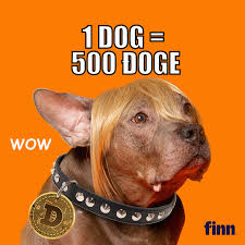 The best gifs for dogecoin to the moon. Pet Food Brand Finn To Boost Dog Adoptions To The Moon With Dogecoin Cryptocurrency Fab News
