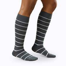 Knee High Compression Socks Stripes Knee High Compression Socks Compression Socks Compression Socks Benefits