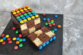 Gateau Damier Facile Sans Moule Special Blog Cuisine Avec Du Chocolat Ou Thermomix Mais Pas Que Gateau Damier Gateau Anniversaire Facile Gateau