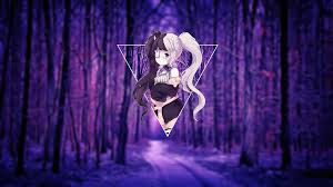 We present you our collection of desktop wallpaper theme: Wallpaper Anime Girls Purple Background 1920x1080 Itou2 1540951 Hd Wallpapers Wallhere