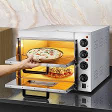 Electric Pizza Oven (Stone, Double Deck)