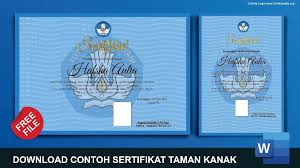 Untuk raport paud digunakan format raport paud sesuai kurikulum paud 2013 dan diberikan secara terpisah. Gratis Sertifikat Paud Doc Download Kumpulan Sertifikat Paud Dan Tk Microsoft Word Templatekita Com