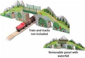 Mountain Bridge And Tunnel By Melissa Doug Toy Trains Set Wooden Toy Train Train