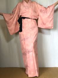 Vestaglia Kimono in seta  Abito giapponese da donna  Vestaglia rosa   Taglia M  VIDEO - Etsy Italia