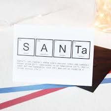 Christmas Periodic Table Santa Card Packs In 2020 Christmas Cards Wording Funny Christmas Cards Santa Card