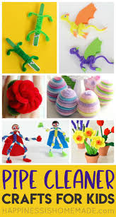 4 pipe cleaners, with some leftovers for other features. 20 Awesome Pipe Cleaner Crafts For Kids Happiness Is Homemade