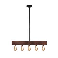 + metal steel iron glass bronze metal/glass brushed nickel chrome nickel wood oil rubbed bronze wood/metal fabric aluminum rattan crystal marble stainless steel acrylic brass. Unitary Brand Vintage Black Metal And Wood Body Kitchen Island Lighting With 5 E26 Bulb Sockets 300w Painted Finish Buy Online In Qatar At Qatar Desertcart Com Productid 124599095
