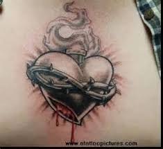 Tattoo Gallery For Men Real Heart Tattoo Designs For Men Sacred Heart Tattoos Heart Tattoo Designs Heart Tattoos Meaning