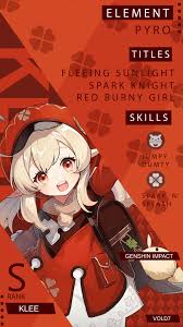 Genshin Impact Klee Wallpaper Android Impact Anime Character Design Funny Anime Pics