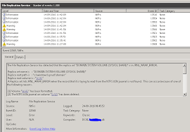 Ntfrs Replication Is Going Awol Martinsblog Dk