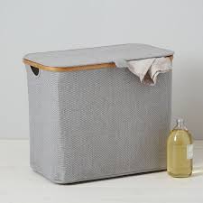 Bamboo Rim Laundry Hamper Rectangular Laundry Hamper Bathroom Furniture Modern Hamper Designed for a daily use. pinterest