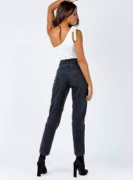 Zaiden Straight Leg Jeans Black Denim Straight Leg Jeans Black Jeans Black Denim