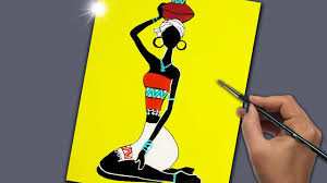 We can create a painting for your special event! Painting Tutorial For Beginners Sip And Paint At Home African Art Easy Painting Acrylics Youtube
