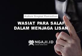 We did not find results for: Kultum Singkat Ramadhan Wasiat Para Salaf Beserta Hadits Menjaga Lisan Ngaji Id
