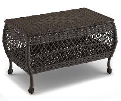 Wilson Fisher Westwood All Weather Wicker Storage Coffee Table At Big Lots Coffee Table With Storage Patio Furniture Collection Coffee Table