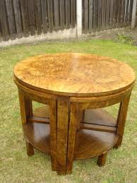 Maybe you would like to learn more about one of these? Art Deco Burr Walnut Nest Tables Coffee Table 121996 Sellingantiques Co Uk