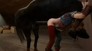 Horse Huge Cock Fucks Futanari Harley Quinn (Batman)