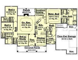 This craftsman design floor plan is 2500 sq ft and has 4 bedrooms and has 2.5 bathrooms. Country Style House Plan 4 Beds 3 5 Baths 2500 Sq Ft Plan 430 34 Houseplans Com