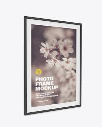 Download Photo Frame Mockup Left Side View In Indoor Advertising Mockups On Yellow Images Object Mockups Yellowimages Mockups