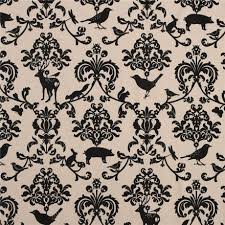 A set of 20 damask and floral seamless vector patterns. Natural Color Black Damask Floral Canvas Fabric By Echino Kawaii Fabric Shop