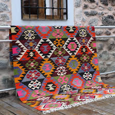 Vintage Turkish Kilim Colorful Vintage Kilim Rug Beatiful Handmade Turkishstyle Kilimrugs Interiordesign Decoint Design Cool Stuff House Design